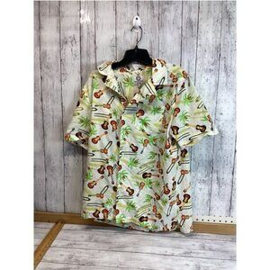 OOs 90s Elenagilbert grunge brother rugged Resolution Clothing Hawaiian Shirt M